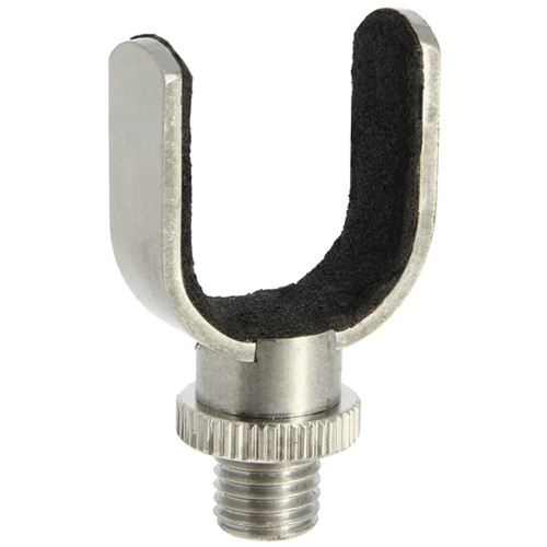 2 X Rod Butt Rests Stainless Steel U Rest for Rods Carp Fishing Rod Pod