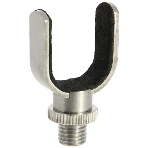 2 X Rod Butt Rests Stainless Steel U Rest for Rods Carp Fishing Rod Pod