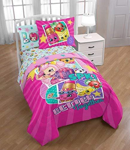 TN 2 Piece Kids Girls Pink Purple Shopkins Comforter Twin Full Set Cartoon Shop TN 2 Piece Kids Girls Pink Purple Shopkins Comforter Twin Full Set Cartoon Shop