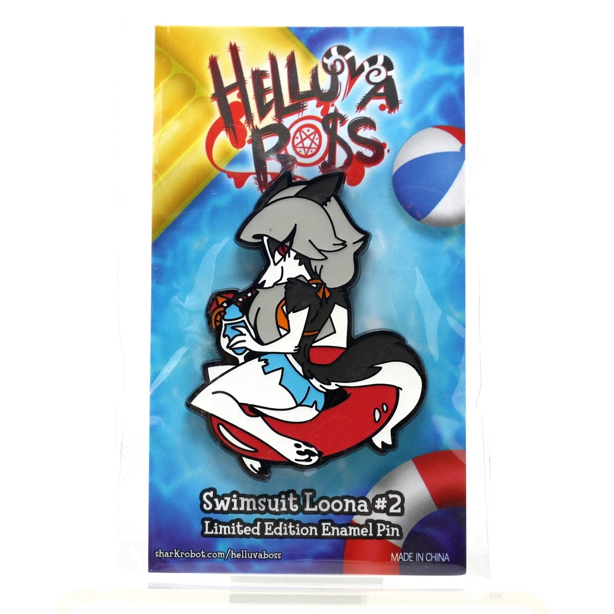 Helluva Boss Loona限定版ジャンボエナメルピン Helluva Boss Pin-Up Loona Limited Edition Enamel Pin