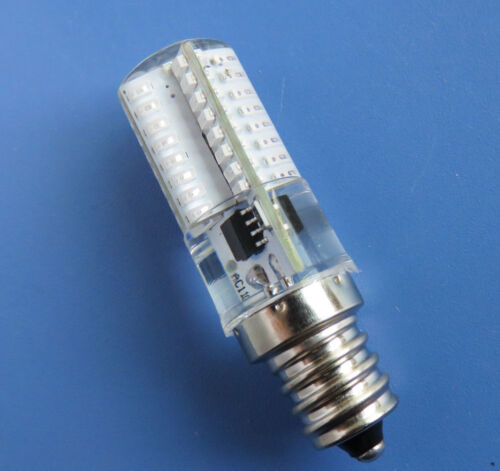 10pcs E12 Standard Candelabra LED bulb C7 64Led Silicone Light 110V Blue Lamp H - Picture 4 of 5