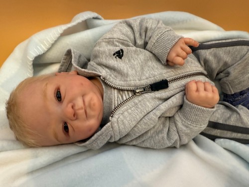 OOAK Reborn Baby Eben Coco Malu Sculpt by Elisa Marx Reborn by Cherie Banks - Picture 2 of 24