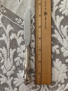 $ Towle Debussy Sterling Silver Individual Butter Spreader