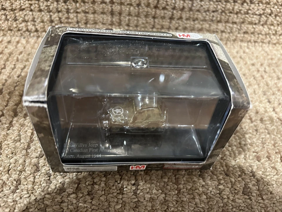 Hobby Master 1:72 Willy's Jeep, Canadian HQ, France 1944, No. HG4206 - Image 2 of 4