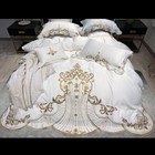  Bedding Set Double Duvet Cover Bed Linen Lace Bed Skirt Pillowcases