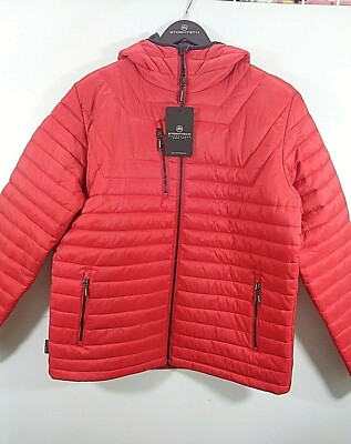 Stormtech Puffer Jacket STORMTECH Men's Light Puffer Jacket Red Size Large New With Tags Hooded ...