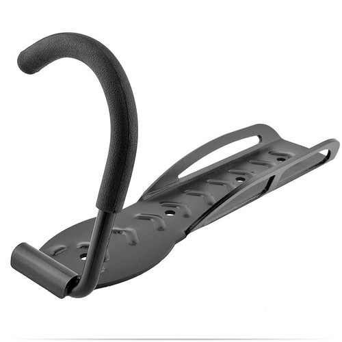 2 x SUPPORTO GANCIO PORTA BICI STAFFA APPENDI BICICLETTA DA PARETE MURO ACCIAIO - Foto 7 di 8