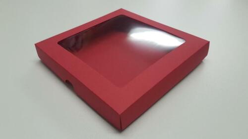 9x9 Aperture Gift Box / Greeting Card Box / Wedding Invites/6 Colours/Choose Qty - Picture 4 of 7