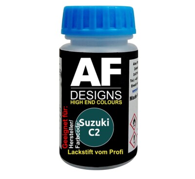 Lackstift für Suzuki C2 Envision Green Perl schnelltrocknend Tupflack Autolack