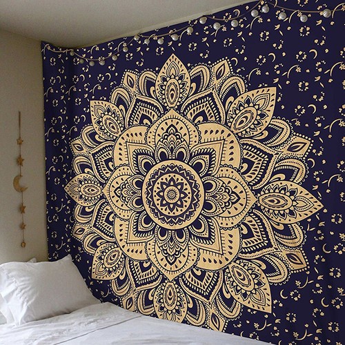 Wall Hanging Mandala Tapestry Wall Decoration Bohemia Throw Blanket Wall Art - Picture 18 of 22