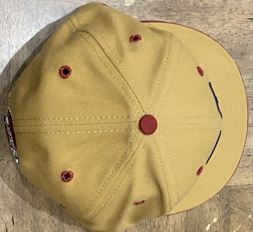 New Era -5950 NBA Cleveland Cavaliers Lebron James #23 Fitted | Beige/Red 7 1/8 - Picture 4 of 5