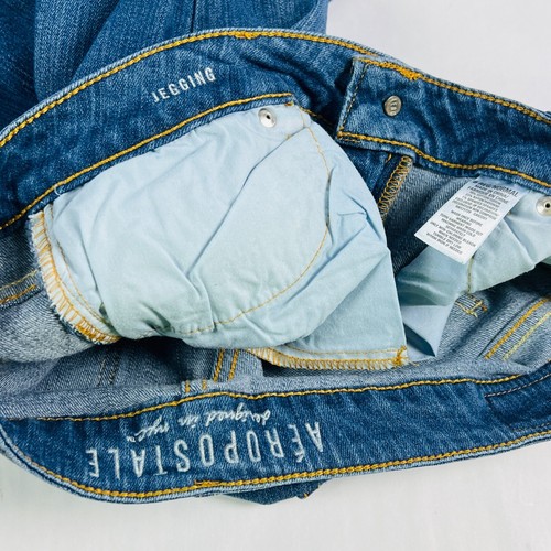Aeropostale Jegging Womens Jeans 8 Reg Blue Stretch Medium Wash - Picture 4 of 11