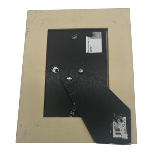 Shabby Wood Picture Frame  Outside 7” x 9” Inside 3.5” x 5.5” Seed Packet Image - Picture 7 of 8