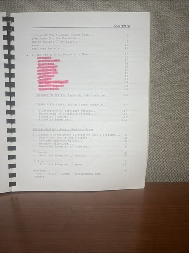 Plan One Profit & Pleasure Asheford Institute Of Antiques  - Picture 2 of 7