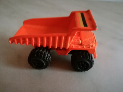 Rarität Vintage Diecast Zee Toys Dump Truck Dumper P380 in Orange