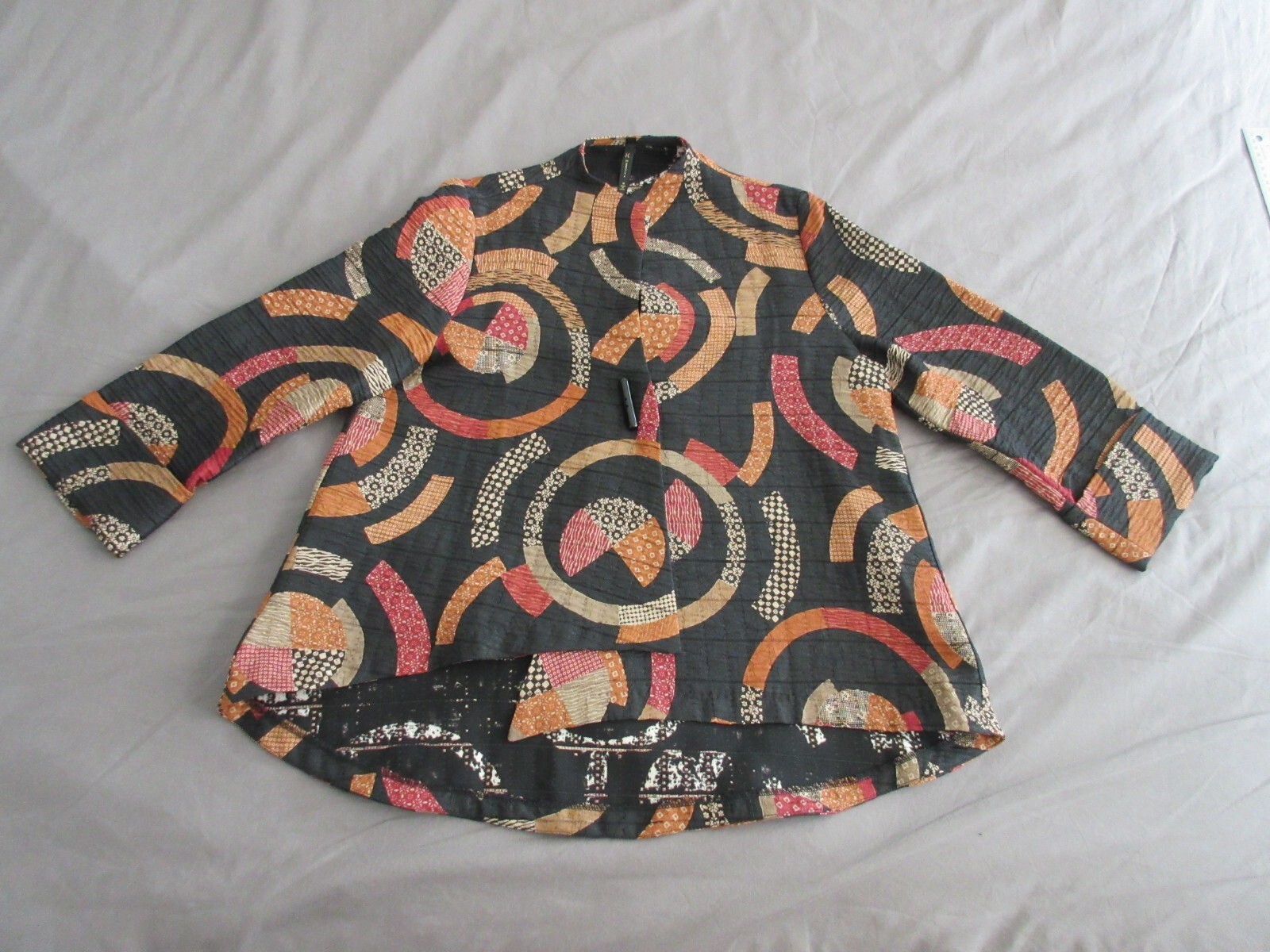 IC COLLECTION artsy polyester patterned asymmetri… - image 7