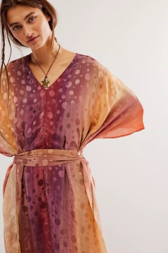 Free People Jen's Pirate Booty Electric Universe Kaftan Talla XS/S - Nuevo - Imagen 4 de 12