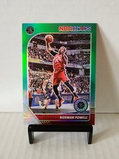 2019-20 Panini NBA Hoops Premium Stock Norman Powell Green #184 - Raptors 