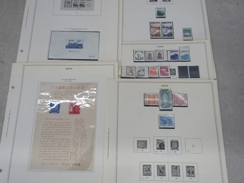 nystamps Japan many mint NH stamp collection album high value j2xf - Picture 4 of 11