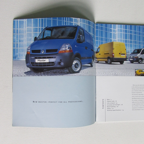 Renault Master Vans and Chassis Cabs Brochure - Picture 2 of 21