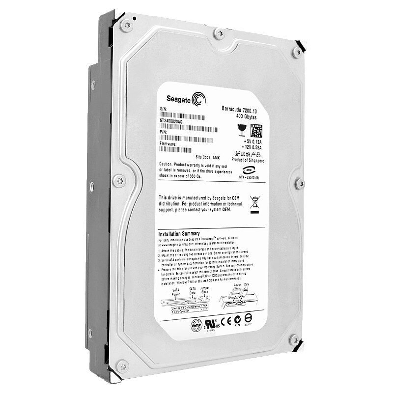 Disque Dur Interne Seagate ST3300822AS - 300 Go - 3,5" - Pour Pièces / HS