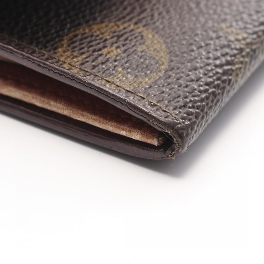 Authentic Louis Vuitton Porte Monet Plastic Monogram Coin Leather Brown Authentic Louis Vuitton Porte Monet Plastic Monogram Coin Leather Brown