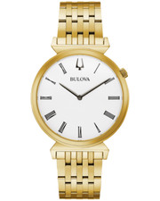Bulova 97A153 Regatta Stainless Steel Gold Tone Slim Classic Men's Watch $480