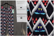 NWT ladies honey and lace curvy leggings 1000000463