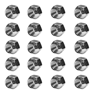 Twenty (20) 7/16-20 Zinc Plated Open End Acorn Lug Nuts | 3