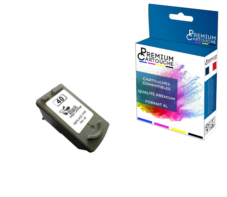 Cartouche Canon PG-40XL noire encre pour impression document et rapport de stage