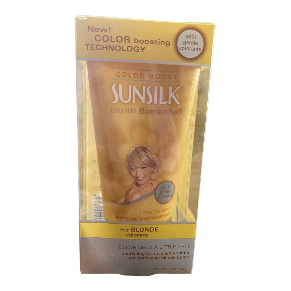 Sunsilk Blonde Bombshell Color Boost Para Rubias e Iluminadores 6oz Sellado Nuevo de Lote Antiguo Foto 2 de 4
