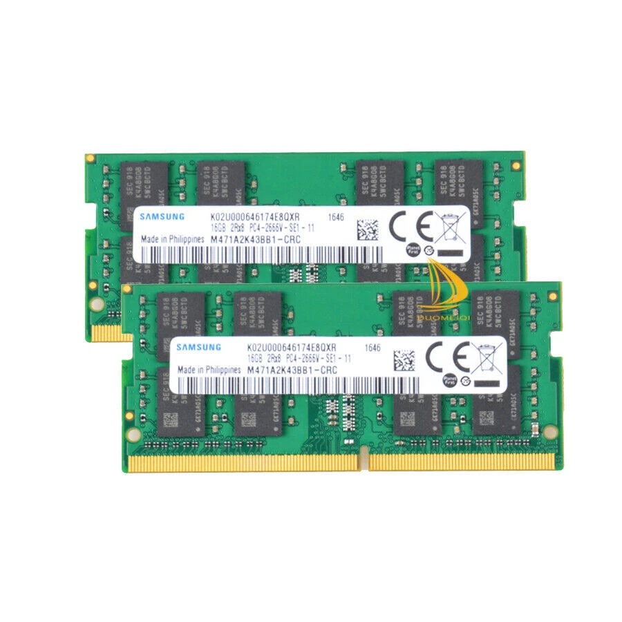 Samsung 4x 16GB 2RX8 DDR4 2666V PC4-21300 SODIMM 1.2V fr Intel Laptop Memory RAM - Image 3 of 4