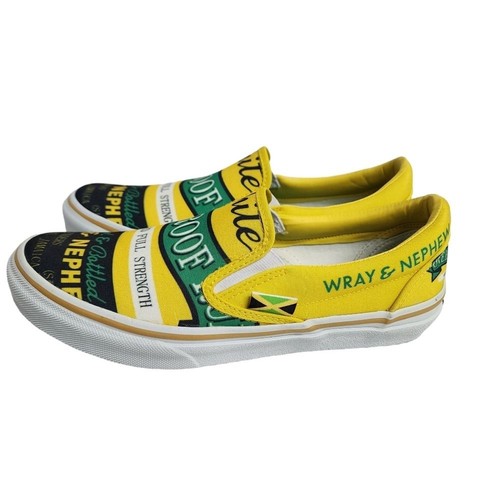 WRAY & NEPHEW OVERPROOF SLIP ON CANVAS SHOES - Picture 4 of 7