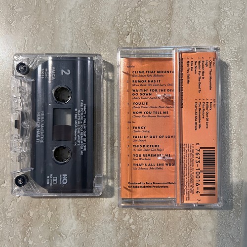 Cassette Reba McEntire Rumor Has It 1990 MCA Records Tested New Case - Picture 2 of 2