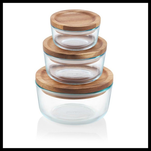 Plastart Pantry Food Storage Container Set With Vacuum Lid 6 Piece
