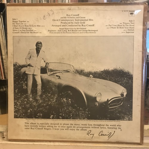 [SOUL/JAZZ]~EXC LP~RAY CONNIFF~Great Contemporary Instrumental Hits~[1970~CBS~ST - Picture 2 of 5