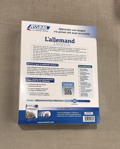 L'Allemand sans peine - Best language cds/book package livre ASSIMIL in french - Picture 2 of 3