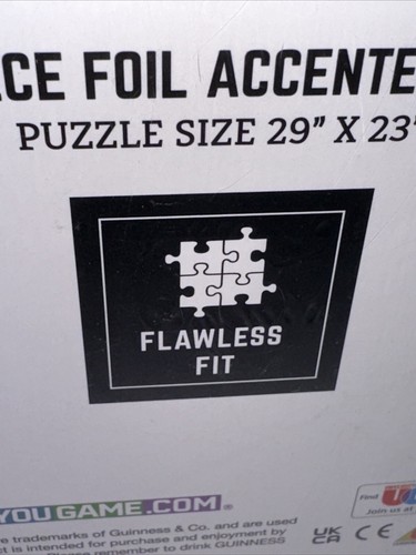 Guinness For Sure Irish Beer 1000 Piece Foil Accented Puzzle New - Bild 15 von 19