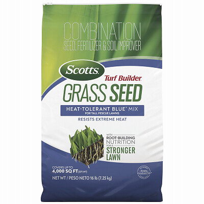 Scotts 18024 Turf Builder Grass Seed Heat-Tolerant Blue Mix for Tall Fescue - Picture 2 of 2