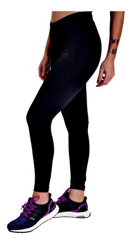 Adidas Damen Workout Fitness enge Leggings/schwarz/neu mit Etikett/UVP £50 - Bild 5 von 6
