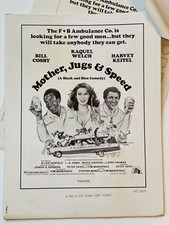 Press Book MOTHER, JUGS SPEED Raquel Welch Bill Cosby Harvey Keitel 1976