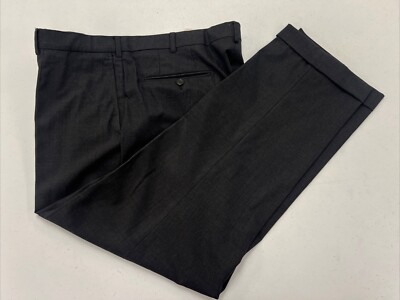 Ermenegildo Zegna スラックス 48 ダークグリーン Ermenegildo