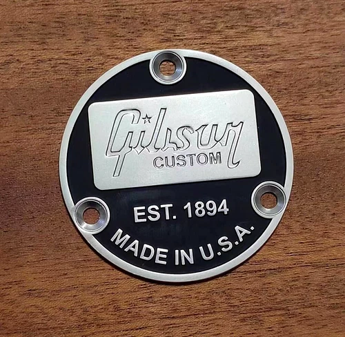 Custom Electric Guitar Plates Toggle Switch Back Metal Cover For LP GuitarSilver
