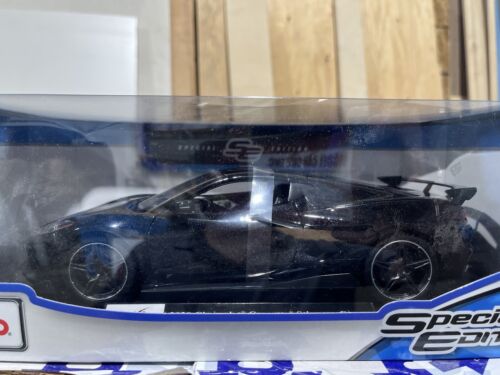 2020 CHEVROLET CORVETTE C8  BLACK by MAISTO 1:18 BRAND NEW IN BOX FREE SHIPPING - Bild 3 von 3