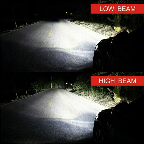 For GMC Canyon 2015-2020 LED Headlight Fog Light Bulbs White 6000K Combo - Foto 4 di 12