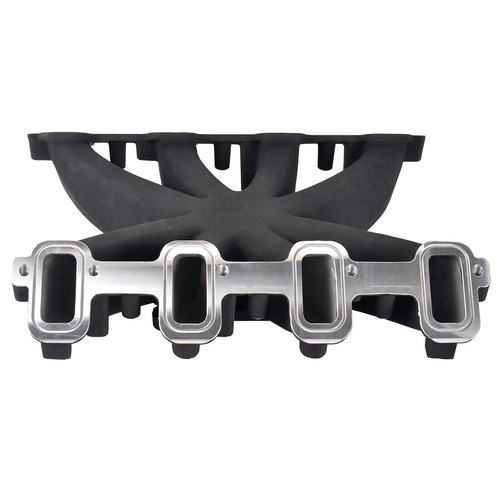 Black Aluminum Single Plane Carb Intake Manifold For GM LS LS3/L92 300-131 - Picture 8 of 9