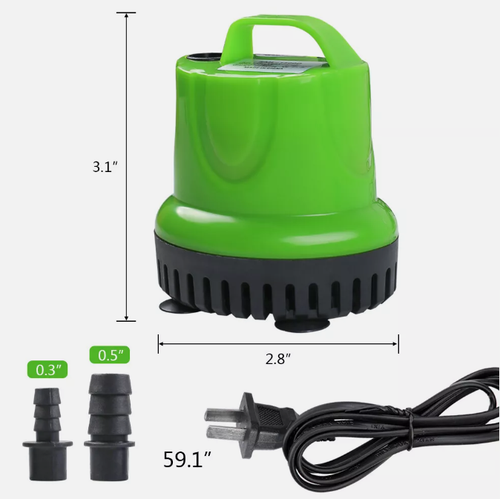 Submersible Water Pump for Pond 40W/25W Aquarium Hydroponics Fish Tank Fountain - Picture 14 of 28