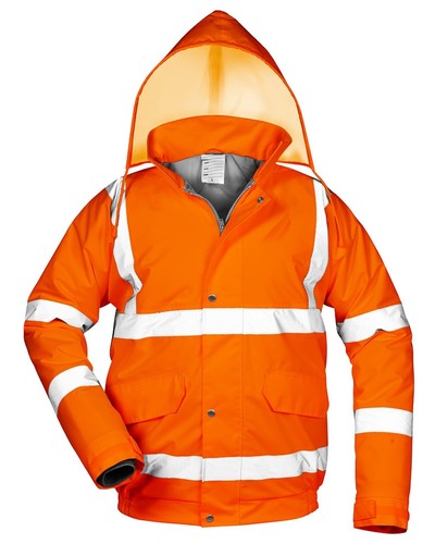 Arbeitsjacke Piloten Winterjacke Warnjacke Regenjacke Warnschutzjacke Gr. S -4XL - Bild 9 von 11