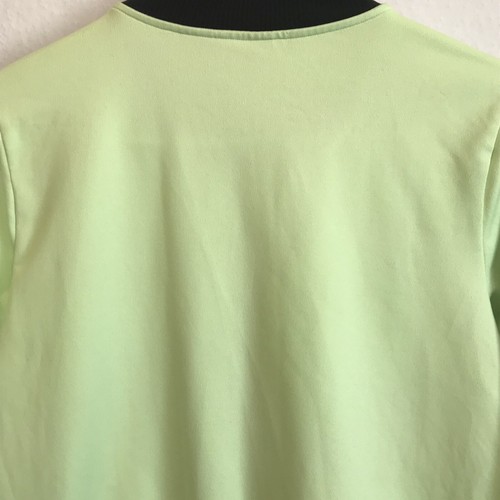 Athleta Bombastic Bomber Track Jacket Size S Lime Green Zip Pockets - Picture 6 of 6