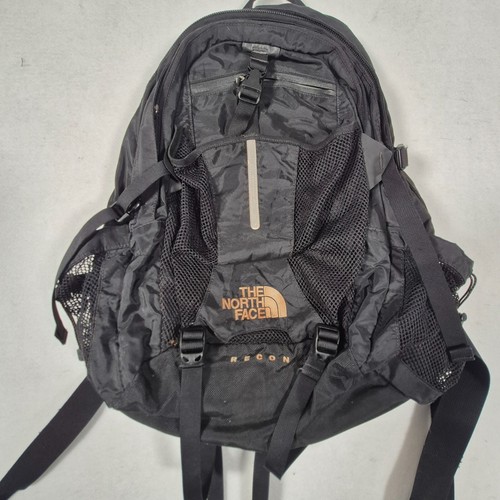 The North Face Recon Mens Black Zipper Pockets Adjustable Padded Strap Backpack - Picture 2 of 5